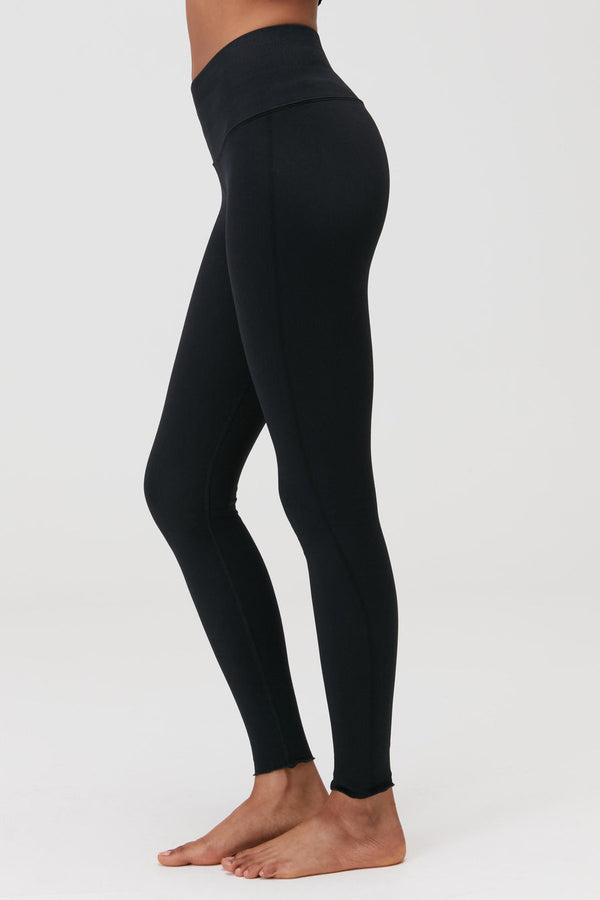 SPIRITUAL GANGSTER LOVE SCULPT SEAMLESS LEGGING - BLACK