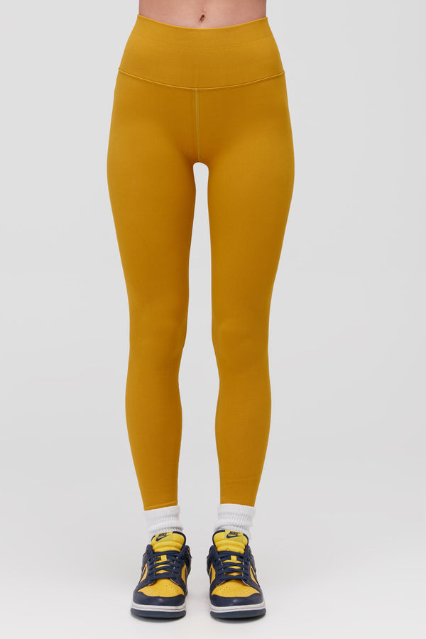 SPIRITUAL GANGSTER LOVE SCULPT SEAMLESS LEGGING - GOLD