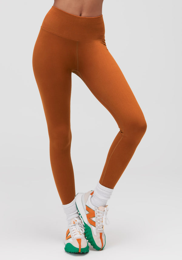 SPIRITUAL GANGSTER LOVE SCULPT SEAMLESS LEGGING - NUTMEG