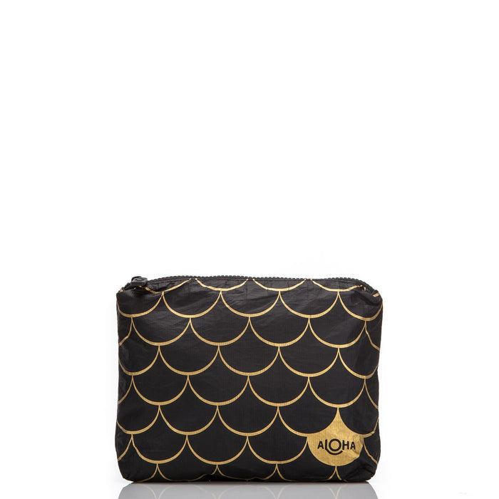 ALOHA COLLECTION SMALL / MERMAID - GOLD/BLK