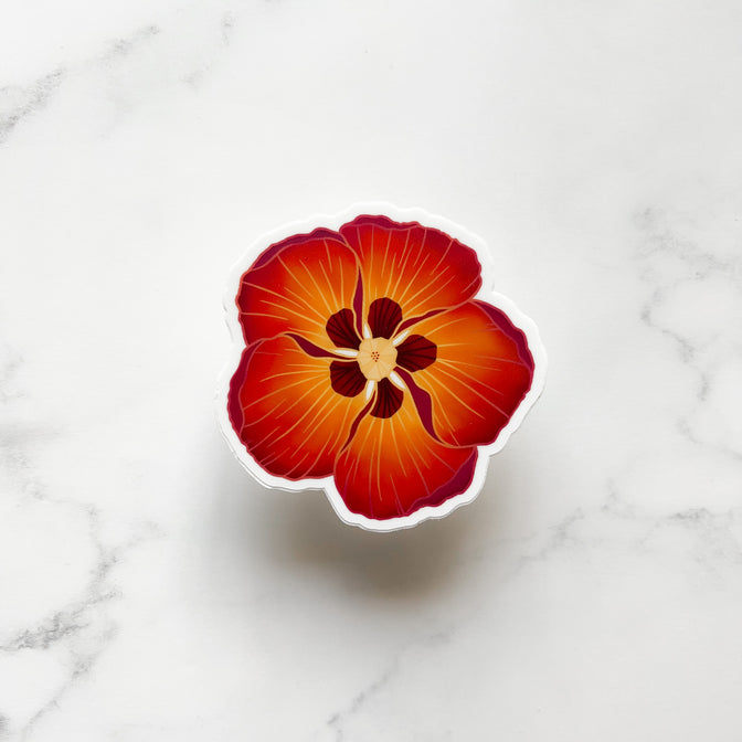 KAKOU COLLECTIVE HAU VINYL STICKER - 'ULA'ULA