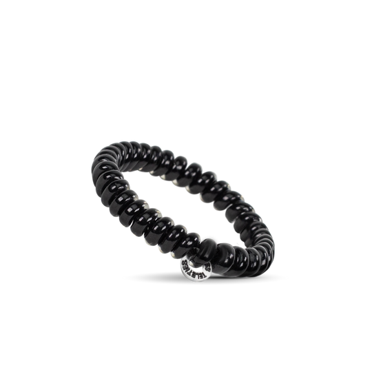 TELETIES HAIR TIE SMALL - JET BLACK