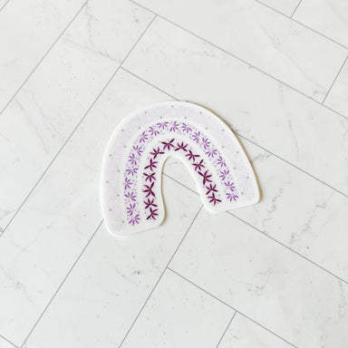 KAKOU COLLECTIVE NAUPAKA RAINBOW VINYL STICKER