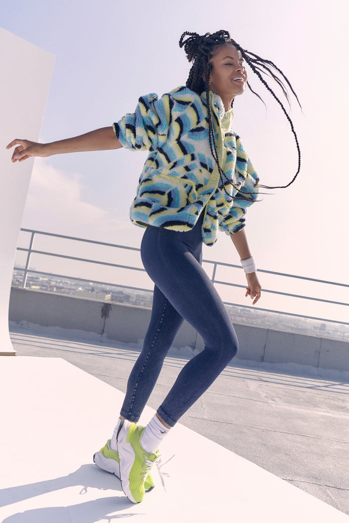 FREE PEOPLE MOVEMENT ROCKY RIDGE - BLUE RAINBOW COMBO 1427