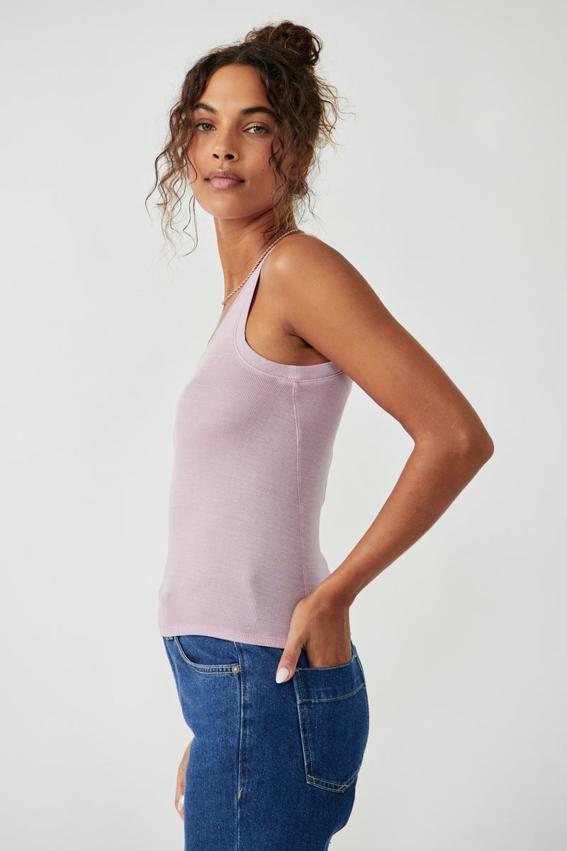 FREE PEOPLE INTIMATES U-NECK TANK - LA FLEUR 9063