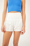 FREE PEOPLE MOVEMENT THE WAY HOME SHORT - OPTIC WHITE 8291