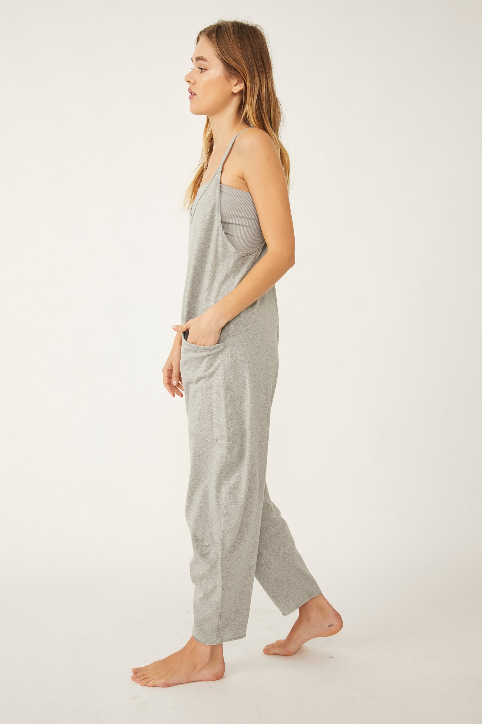FREE PEOPLE MOVEMENT HOT SHOT ONESIE - HEATHER GREY 9677 – Work It Out