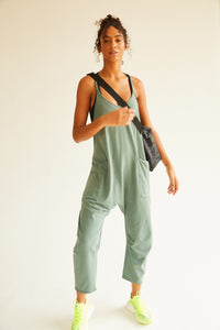 FREE PEOPLE MOVEMENT HOT SHOT ONESIE - LUSH PINE 9677