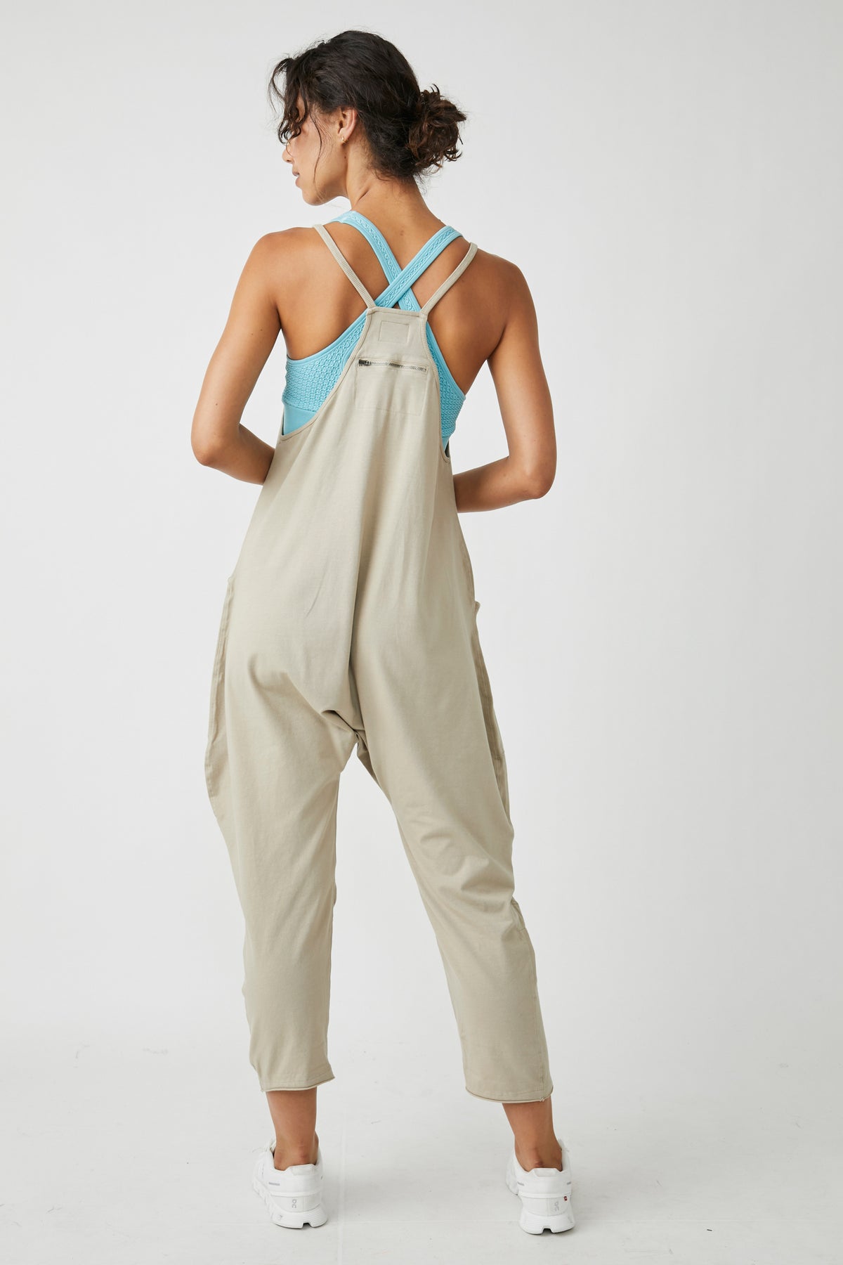 FREE PEOPLE MOVEMENT HOT SHOT ONESIE - KELP 9677