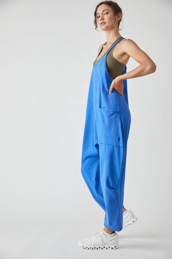 FREE PEOPLE MOVEMENT HOT SHOT ONESIE - ELECTRIC COBALT 9677