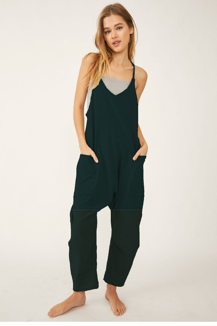 FREE PEOPLE MOVEMENT HOT SHOT ONESIE - RAINFOREST 9677