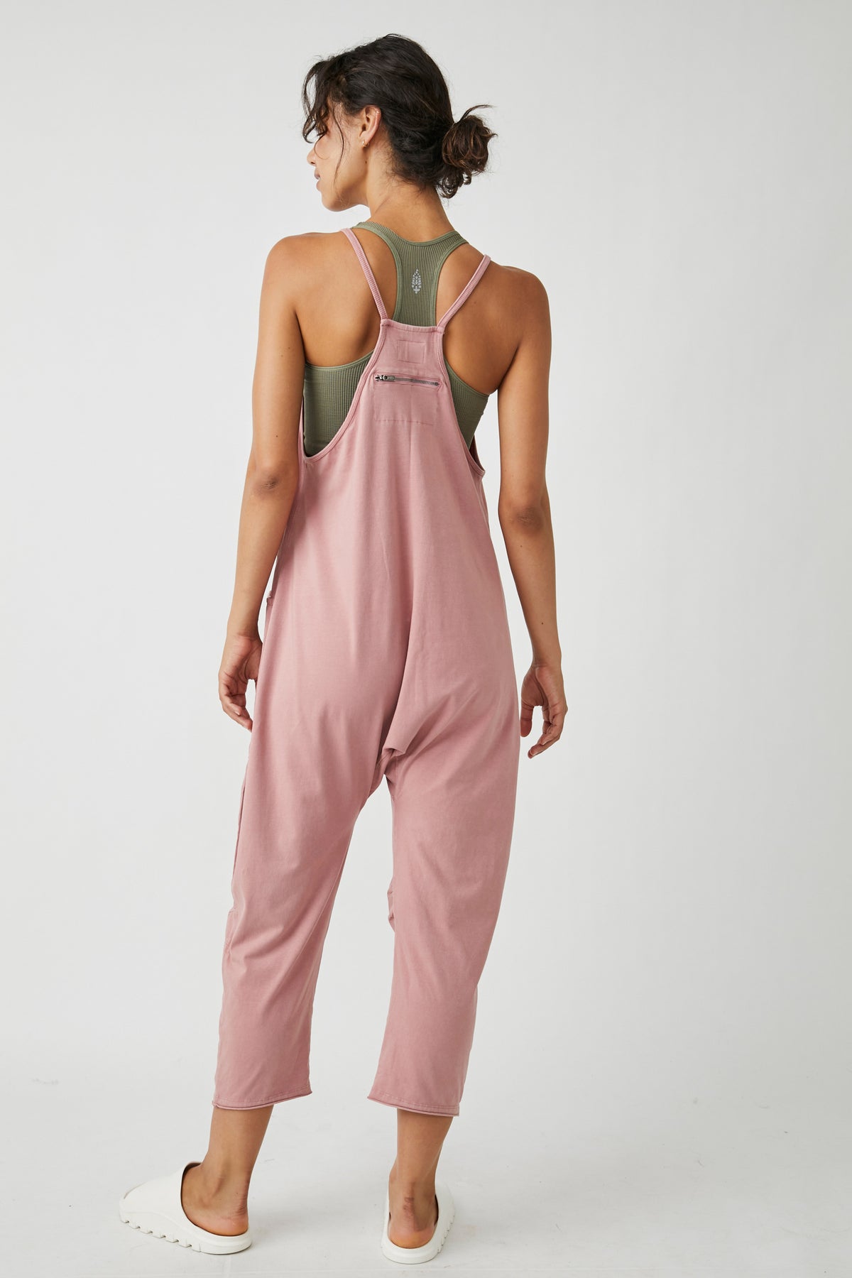 FREE PEOPLE MOVEMENT HOT SHOT ONESIE - MAUVE MERLOT 9677