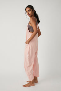 FREE PEOPLE MOVEMENT HOT SHOT ONESIE - PEACH BUD 9677