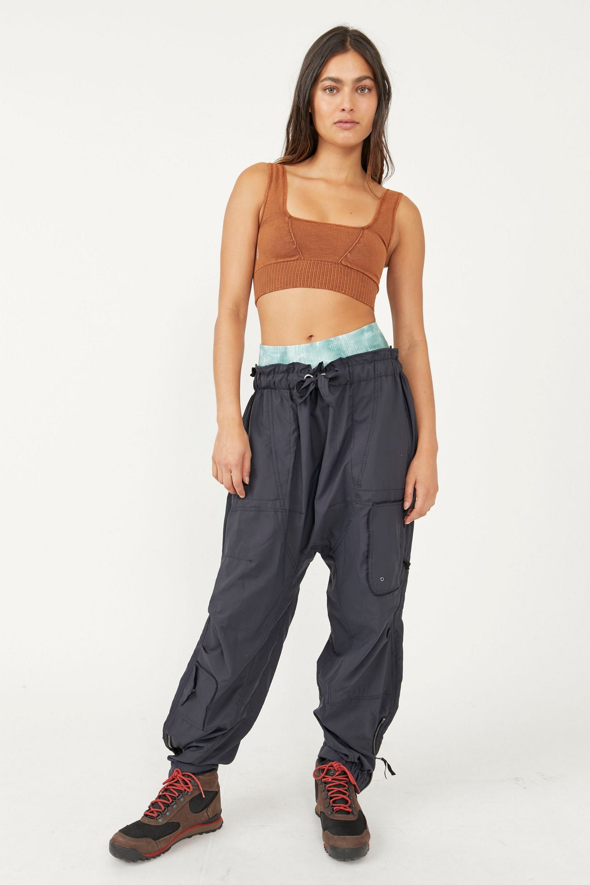 FREE PEOPLE MOVEMENT SPRING TREKKER PANT - BLACK 8419