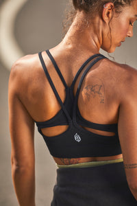 FREE PEOPLE MOVEMENT FREE THROW BRALETTE - BLACK 9357