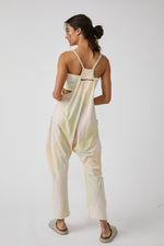 FREE PEOPLE MOVEMENT HOT SHOT ONESIE PRINTED - MELON STRIPE COMBO 7597