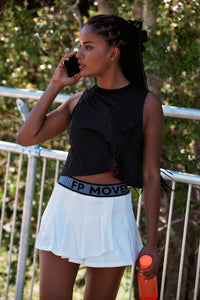 FREE PEOPLE THROWBACK TANK - BLACK 5744