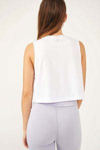 FREE PEOPLE THROWBACK TANK - WHITE 5744
