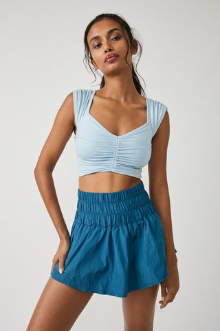 FREE PEOPLE MOVEMENT BREATHE DEEPER CAMI - BLUE PEARL 5794