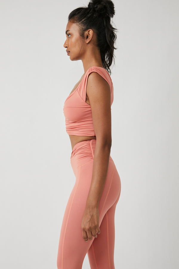 FREE PEOPLE MOVEMENT BREATHE DEEPER CAMI - CRUSH BLUSH 5794