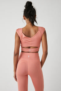 FREE PEOPLE MOVEMENT BREATHE DEEPER CAMI - CRUSH BLUSH 5794