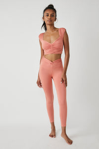 FREE PEOPLE MOVEMENT BREATHE DEEPER CAMI - CRUSH BLUSH 5794