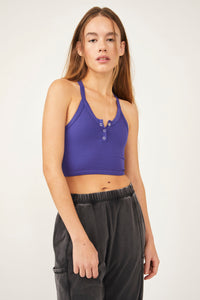 FREE PEOPLE MOVEMENT FREE THROW HENLEY - OUTER SPACE 1703