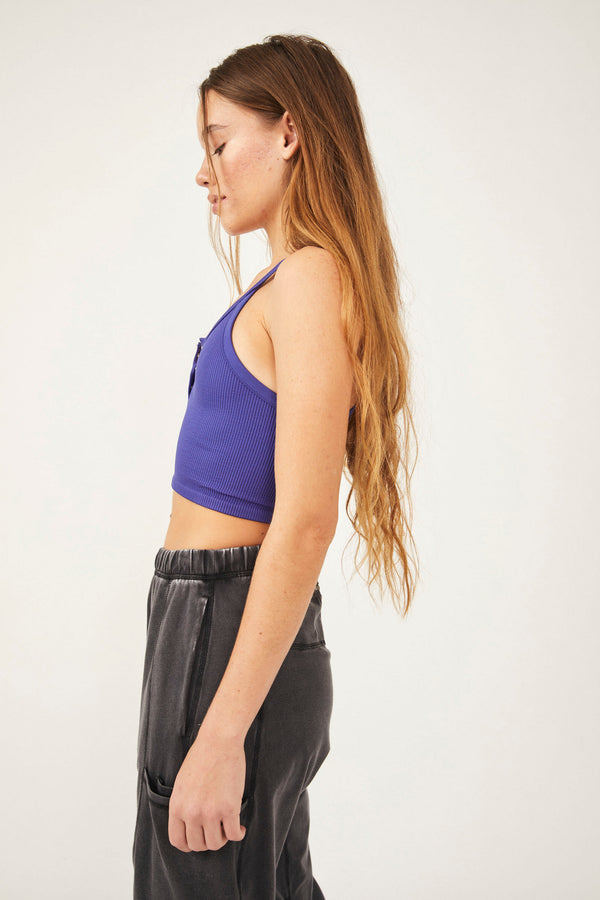 FREE PEOPLE MOVEMENT FREE THROW HENLEY - OUTER SPACE 1703