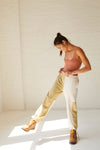 FREE PEOPLE PATCHED UP PANT / HONEY WHEAT COMBO / COO: