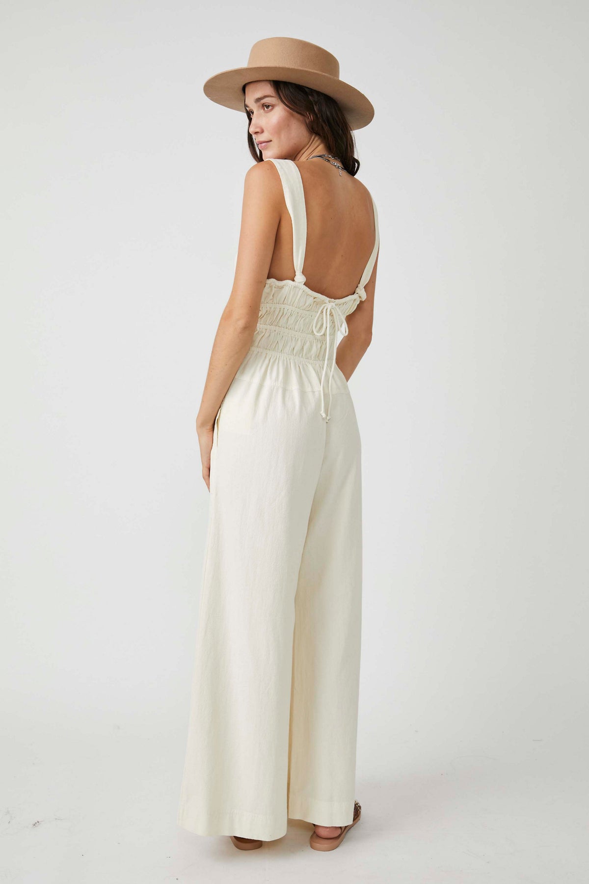 FREE PEOPLE AFTER ALL ROUCHED ONE PIE - NILLA CREAM 9701
