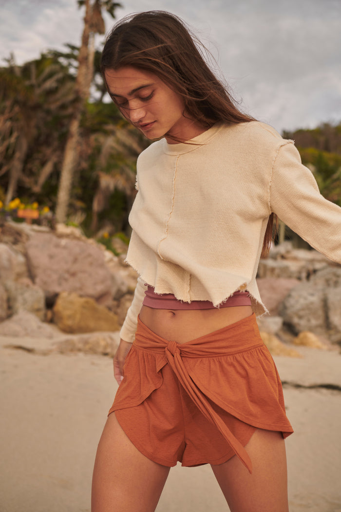 FREE PEOPLE TAKE FIVE SHORT - MYRRH 6261