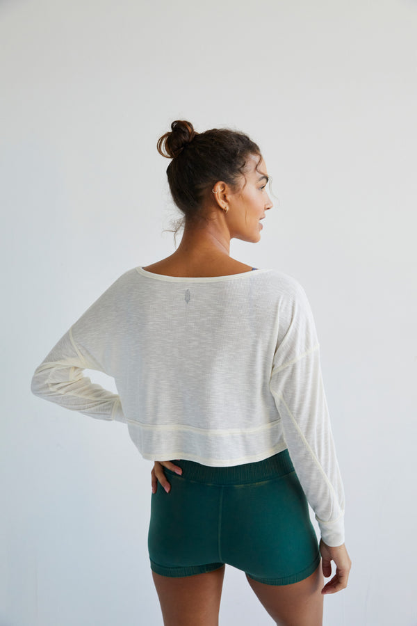 FREE PEOPLE MOVEMENT SET THE PACE LAYER - IVORY 9861