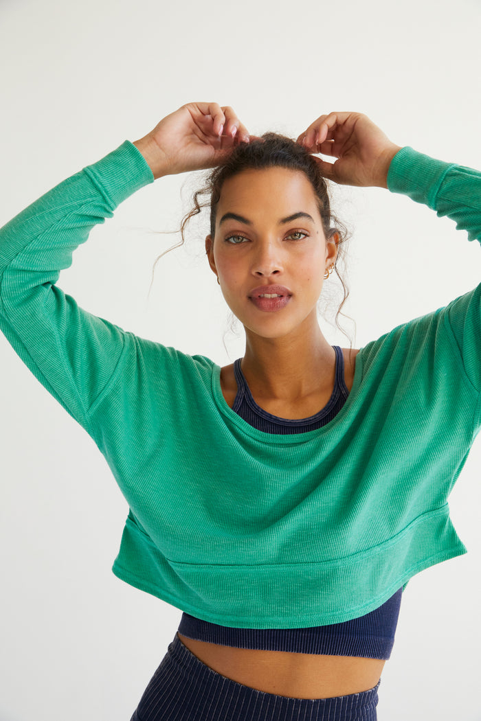 FREE PEOPLE MOVEMENT SET THE PACE LAYER - JEWEL JADE 9861