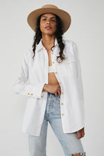 FREE PEOPLE MANCHESTER SOLID - WHITE COMBO 2226