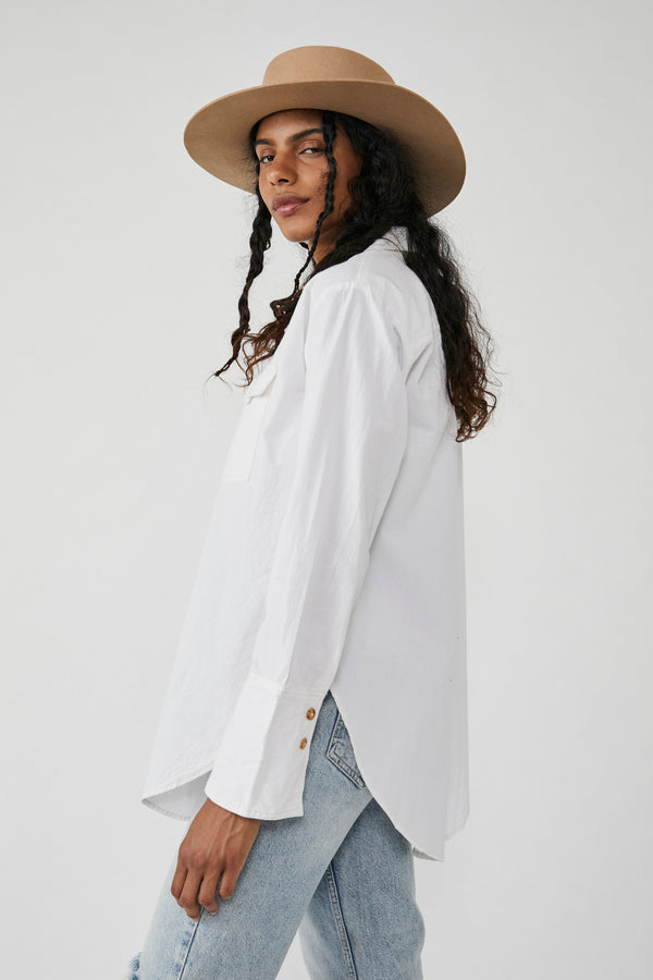 FREE PEOPLE MANCHESTER SOLID - WHITE COMBO 2226