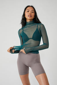 FREE PEOPLE INTIMATES ON THE DOT LAYERING - DEEP TEAL 9276