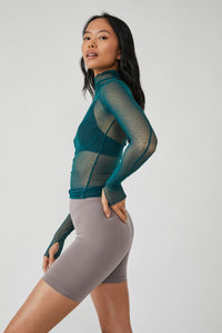 FREE PEOPLE INTIMATES ON THE DOT LAYERING - DEEP TEAL 9276