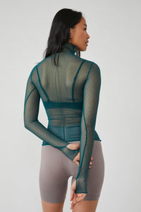 FREE PEOPLE INTIMATES ON THE DOT LAYERING - DEEP TEAL 9276