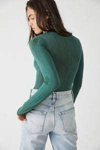 FREE PEOPLE WIDE EYED MOCK NECK - ALPINE TRAIL 5156