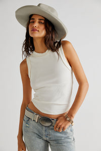FREE PEOPLE KATE TEE - IVORY 5815