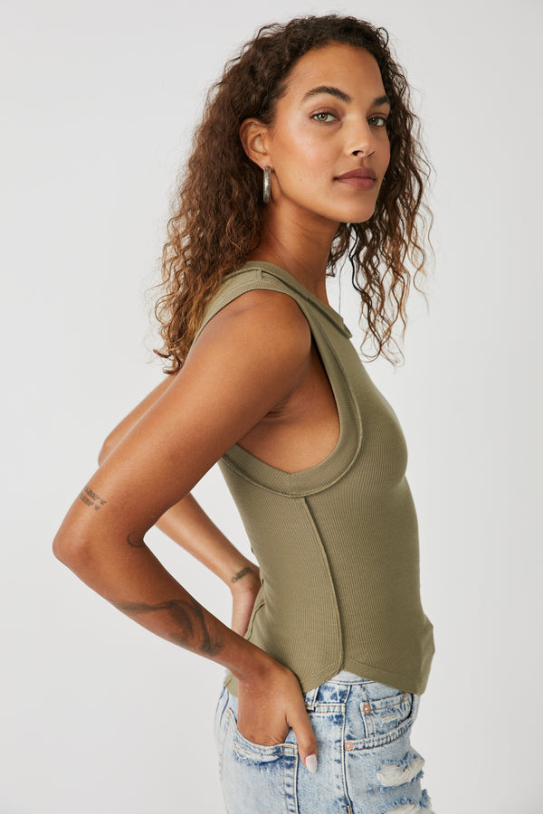 FREE PEOPLE KATE TEE - WILLOW 5815