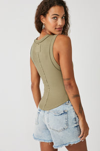 FREE PEOPLE KATE TEE - WILLOW 5815