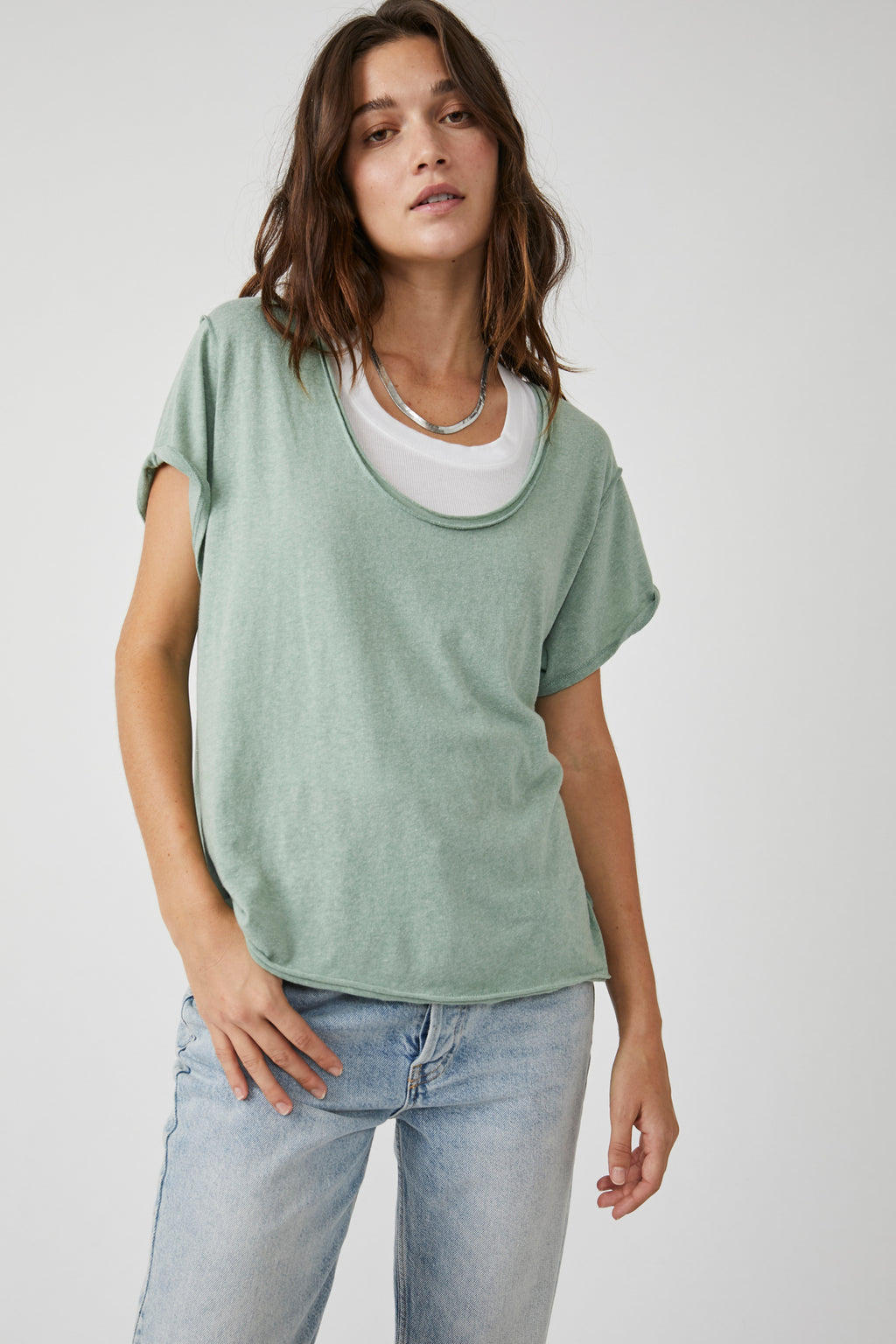 Free people under the best sale sun tee