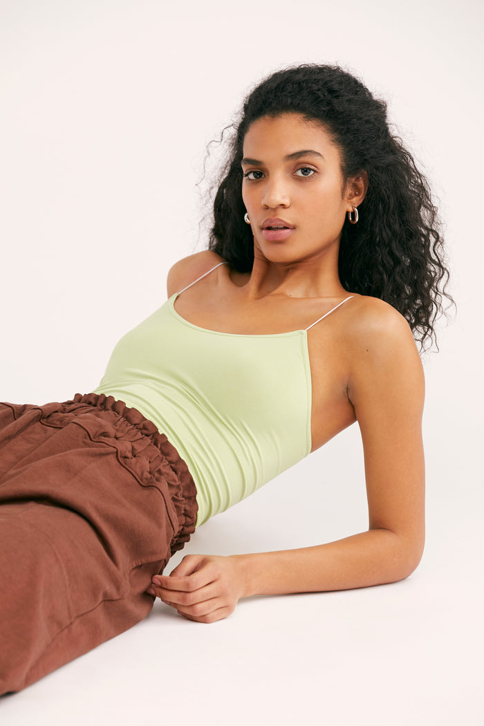 FREE PEOPLE SKINNY STRAP BRAMI - ROYAL FERN 0976