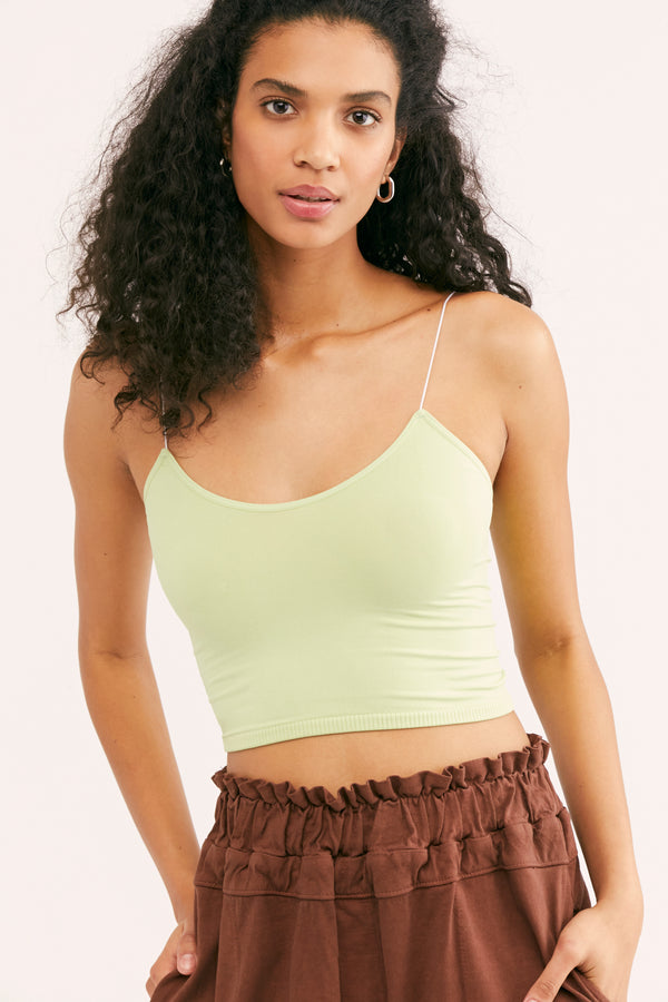 FREE PEOPLE SKINNY STRAP BRAMI - ROYAL FERN 0976