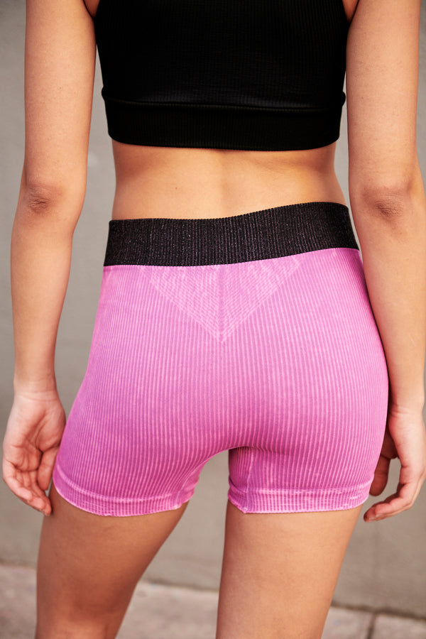 FREE PEOPLE MOVEMENT SEAMLESS SHORT - VINTAGE HYACINTH 2566