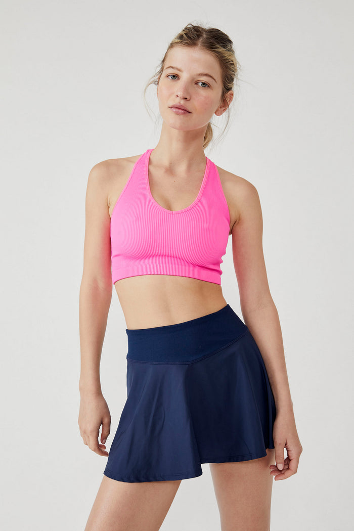FREE PEOPLE MOVEMENT FREE THROW CROP - TROPICAL PINK 6007