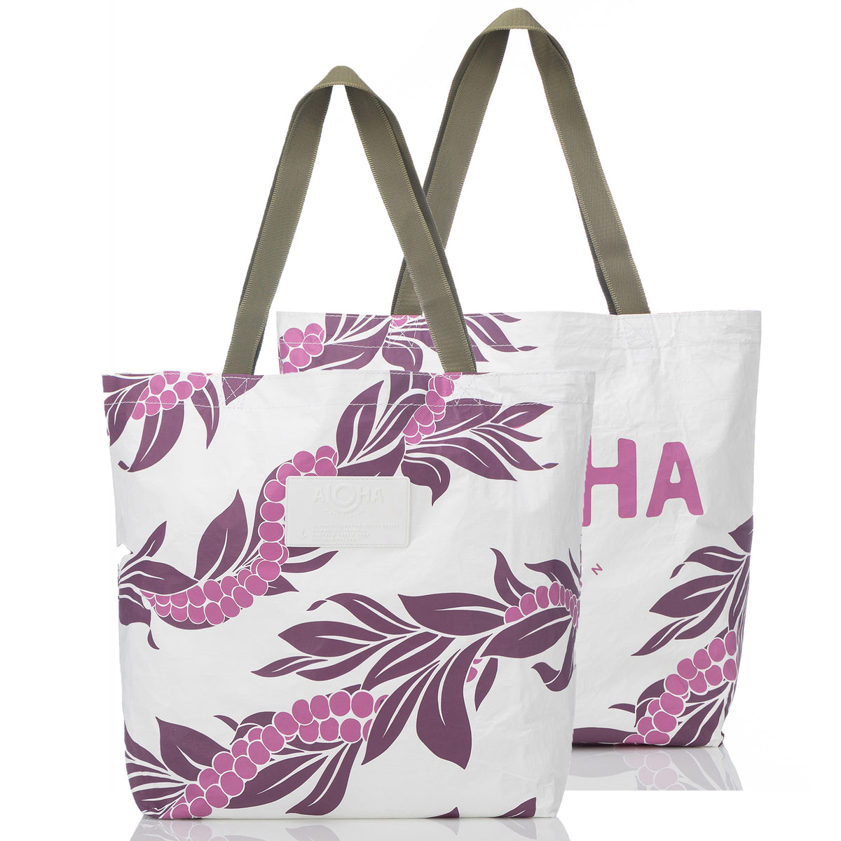 ALOHA COLLECTION REVERSIBLE TOTE / KAUA'I MOKIHANA 23/ BERRY