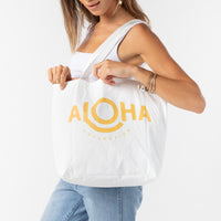 ALOHA COLLECTION REVERSIBLE TOTE / PA'INA - SUNSHINE