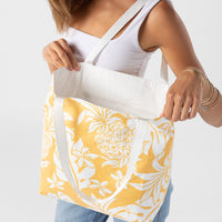ALOHA COLLECTION REVERSIBLE TOTE / PA'INA - SUNSHINE